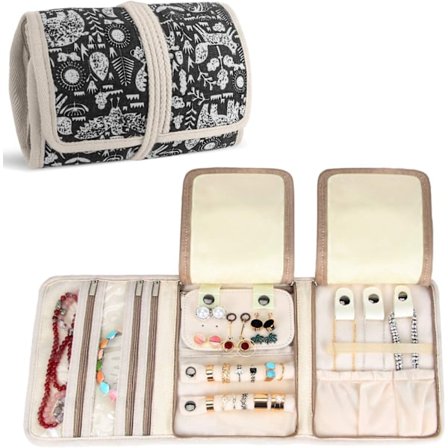 Matkailukorujen rullakotelo, monitoiminen järjestäjä/säilytys