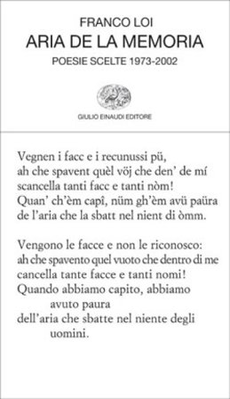 Aria de la memoria. Poesie scelte 1973-2002 Franco Loi