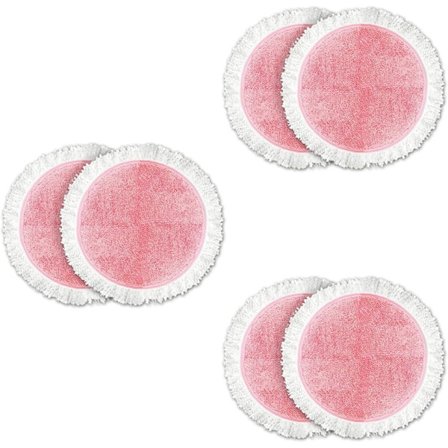 Udskiftningsklude til dampmoppe i Pieces-serien, elektriske moppepuder til rengøring til 8- og 9-serien gulvmoppe, reservedele, diameter: 21,5