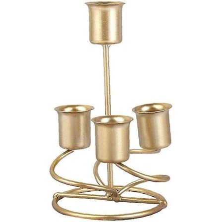 Yaju Eurooppalaistyylinen kynttilänjalka, takorauta, koriste, häät, länsimainen illallinen, rekvisiitta, koti, olohuone, keittiö, joulukoristeet (