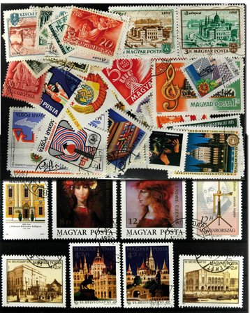 Ungarn - 100 forskellige frimærker III. Alle i komplette sæt