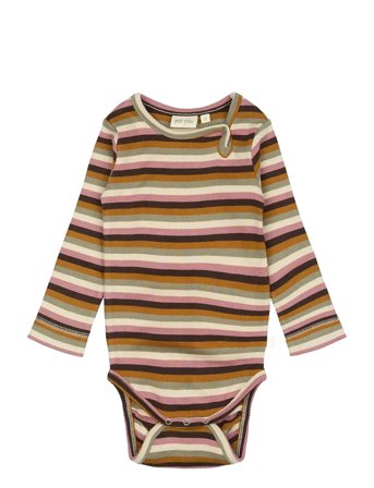 Petit Piao | Body L/S Modal Multi Striped | 92