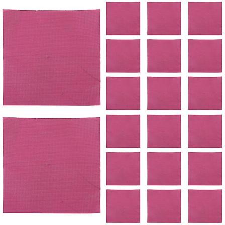 100 kpl DIY-karkkipaperia Leivonnaisten käärepaperia Karkkien pakkauspaperia Keksien käärepaperia Vaaleanpunainen 10X10X0.1CM Pink 10X10X0.1CM