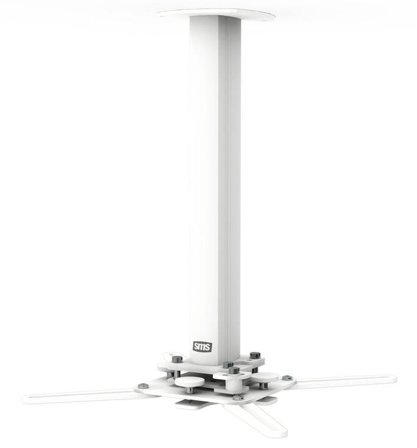 SMS Projector Precision CM F 380 - Aluminium/Vit, Max belastning 20kg, 380mm totallängd (kapbar)