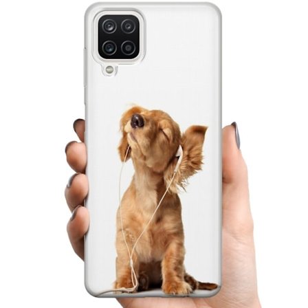 Kompatibelt Mobildeksel til Samsung Galaxy A12 Hund