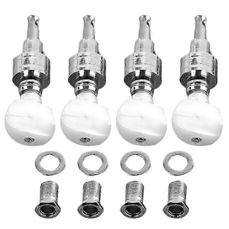 4 stk. Banjo Stemmeskruer Stemmeapparater Nøgler med 4 Bøsninger til Banjo