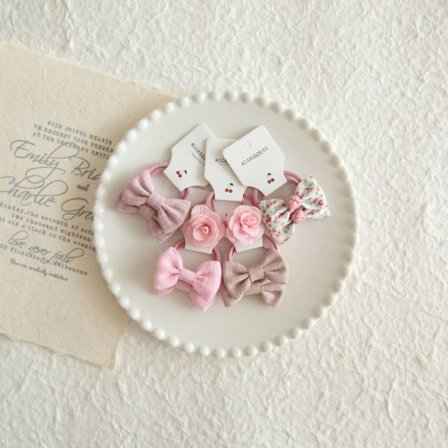 10 st Elastiskt gummiband Hårband Bowknot 10 10