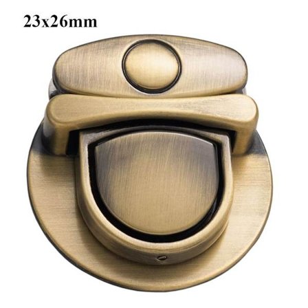 2 stk Slitesterk lås Vrilås 23X26MM5 5