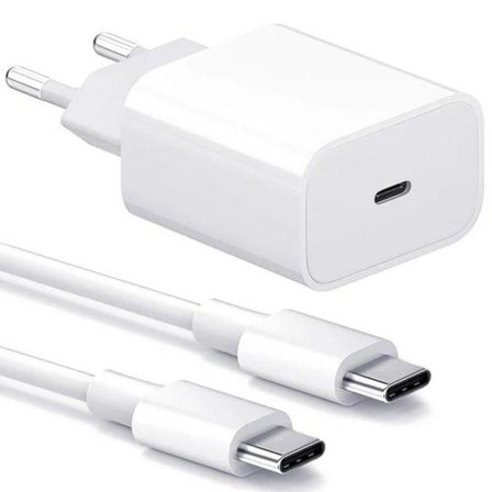 Snabbladdare 20W för Samsung USB-C + 2M USB C-kabel