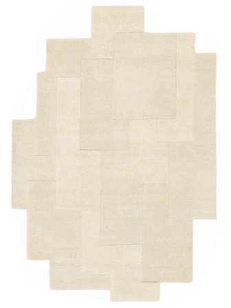 Geometrisch Sky Teppich - Naturweiß 200X300 Wolle, Im Modernen Stil