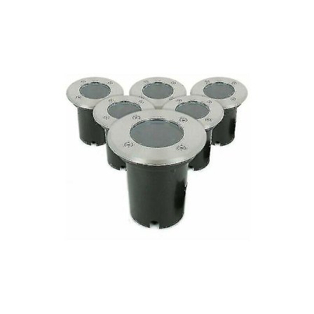 Pakke med 6 Innebygde Sol Inox 304 Gu10 Ip67-xjw