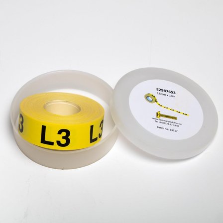 Hammarprodukter INF03013 Fasemarkeringsteip 10 m L3, Maskintilbehør & forbruk