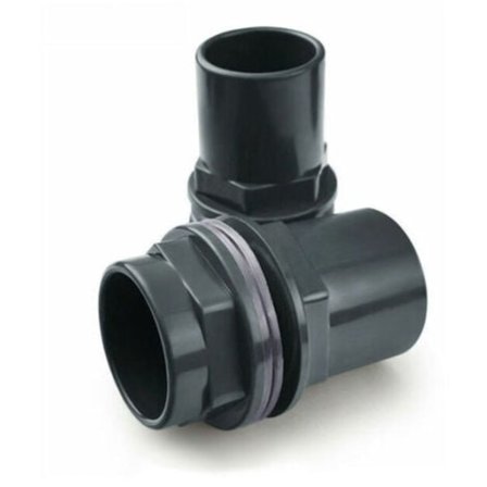 Overløb til 1000L vandtank - PVC udgang 40/50 mm,.pa