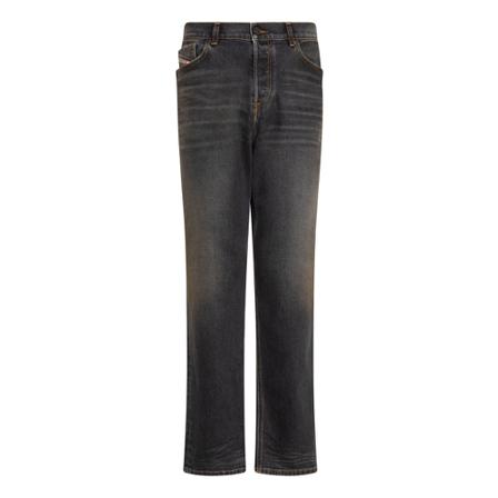 Diesel, Straight Jeans Grijs, Heren, Maat:W31 L34