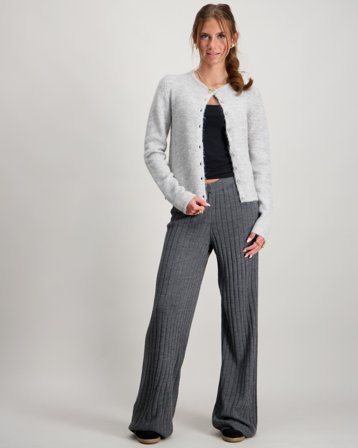 Kids ONLY KOGTESSA PANT KNT Grå Byxor Tjej - Kids Brand Store