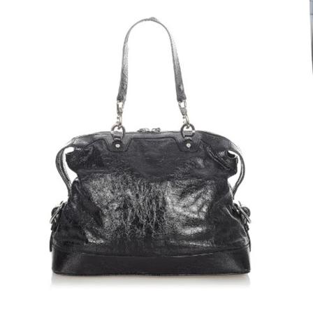 Burberry Vintage, Pre-owned Leathershoulder-bags Zwart, Dames, Maat:ONE Size