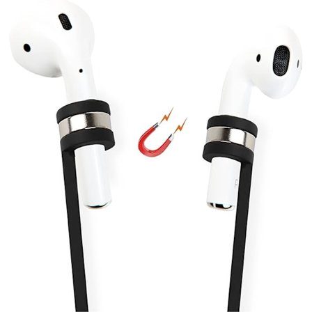 Rem kompatibel med AirPods [Ekstra længde 70 cm] og Anti-Lost W