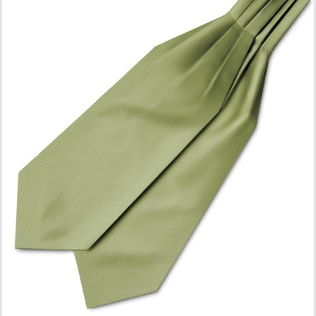 Light Green Grosgrain Cravat for Men - Cravats