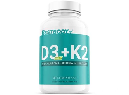 Bestbody Vit D3+k2 Vitamina D3 E Vitamina K2 90 Compresse