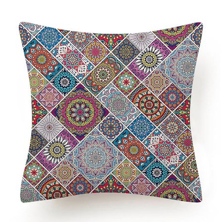 Bohemske Puter Utendørs Linputetrekk 4 Mandala Putetrekk