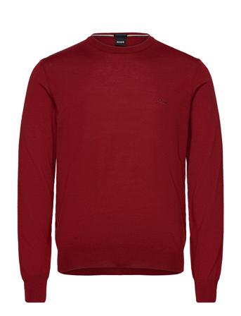 Botto-L Tops Knitwear Round Necks Red BOSS