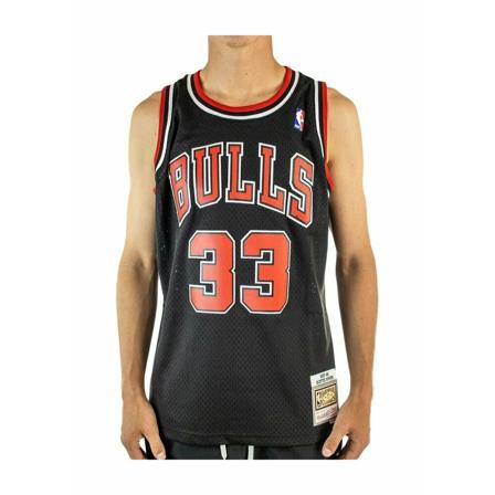 Mitchell & Ness, Mitchell & Ness koszulka męska NBA Swingman Alternate Jersey Bulls 97 Scottie Pippen Smjygs 18151-Cbublck 97Spi Czarny, Mężczyzna, 