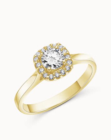 Rosettring Grace 18K Gult Gull - Forlovelsesringer & Gifteringer hos Vanbruun