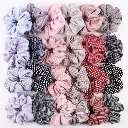 24st hair Scrunchies, hårsnoddar , hårband, Hair band Rockabilly