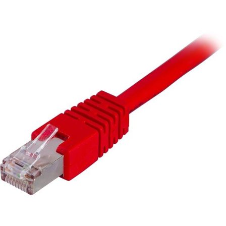 Deltaco Cat6 patchkabel - 30cm - rød F/UTP