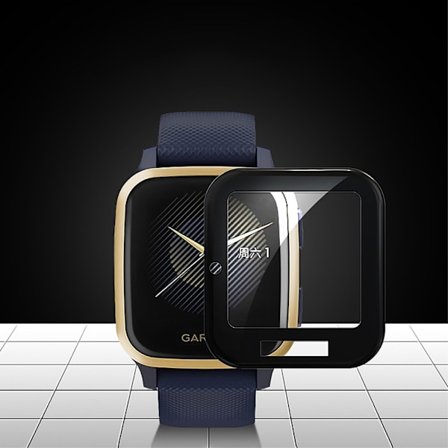 Garmin Venu SQ Skal med skärmskydd - Svart