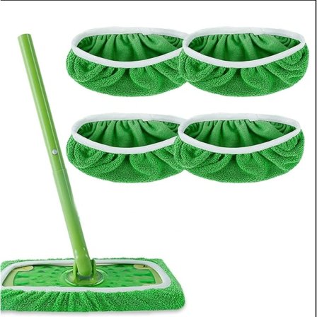 Vaskbare og genanvendelige mopper, udskiftningsflade moppe, moppesæt