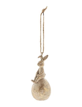 Semina Rabbit Ornament Home Decoration Easter Decoration Gull Lene Bjerre*Betinget Tilbud