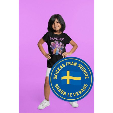 K-Pop Sort Star T-shirt – Huntrix - Dæmonjægere (Mira, Rumi & Zoey)