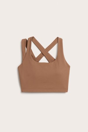 Kappahl | Sport-topp Brun XL | Brun