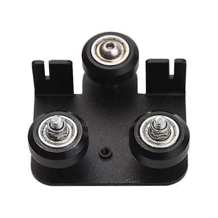 3D Extruder Bakre Stödplatta Med Remhjul 3D Skrivardelar Tillbehör Extruderande Bakplatta För Ender 3 Ender 3x Pro Cr-10 Cr-10s S4 S5 Serien 3D 