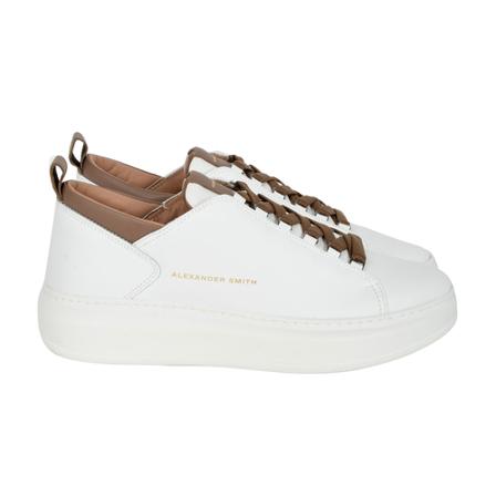 Alexander Smith, Alexander Smith Sneakers Wit, Heren, Maat:44 EU