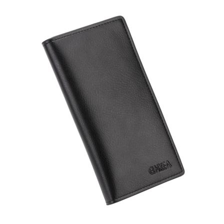 Menn lommebok Vintage PU skinn lang veske Bifold Business Mynt lomme