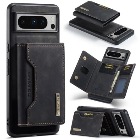 DG.MING Magnetisk kortholder etui Google Pixel 8 Pro Sort