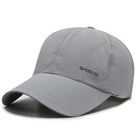Sommar tunn snabbtorkande keps herr keps utomhus solhatt avslappnad fiske solhatt baseball keps Grå