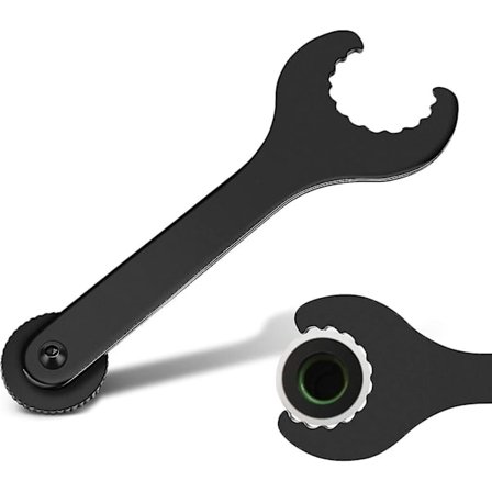 Cykelreparationsværktøj til krank og krankboks, krankboksnøgle, krankboksværktøj, krankadapterværktøj til krankboks og krank, egnet til Shimano