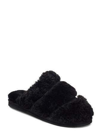 Svava Slippers Tøfler Svart Mjúka