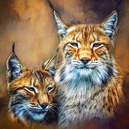 30 x 40 cm, Leopard Diamond Painting Broderi Diamond Painting