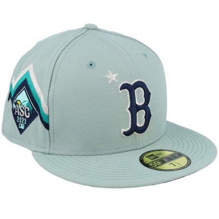 New Era - MLB Grön fitted Keps - Boston Red Sox 59FIFTY MLB ASG 23 Workout & Game Mint Fitted @ Hatstore