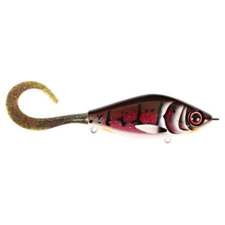 Guppie, 13,5cm, 120g - Demon Bass - Mossgreen Glitter