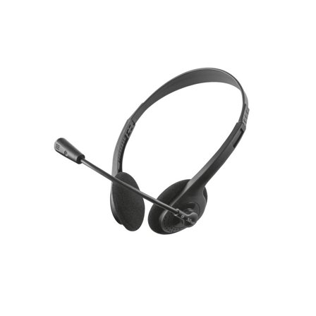 TRUST Headset HS-2100 On-Ear 3,5mm - Lyreco - Datorprodukter - Kringutrustning - Datorheadset