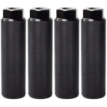 4st Cykelpinnar,aluminiumlegering Antisladd bly Fot Cykelpedaler Bmx-pinnar för cykelcykling Bak Stu