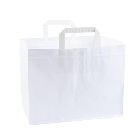 SOBER Bärkasse Take Away vit 320x220x290mm 300/fp - Lyreco - Emballage och lagerutrustning - Bärkassar och Påsar - Bärkasse - Papper