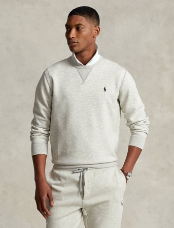 Polo Ralph Lauren Double-Knit Sweatshirt - Grey - L