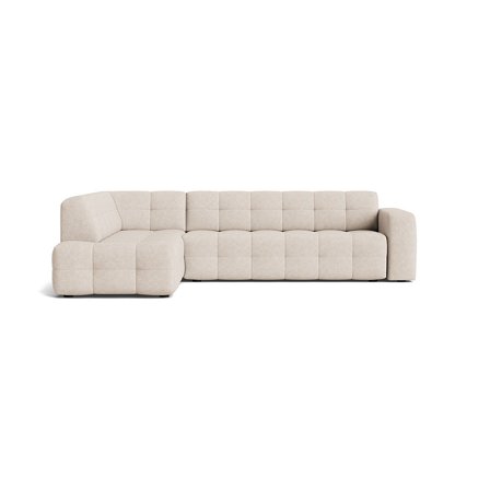 Paris hjørnesofa, venstrevendt - Aragon Beige - 294x220x77cm - Elegant og robust design - Eksklusiv smag - Sofa, hjørnesofa