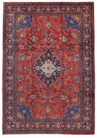 Médaillon Grand Mahal Tapis 242X345 Laine